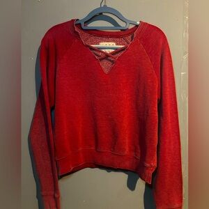 Aero Cropped sweatshirt, comfortable fit, size
Large